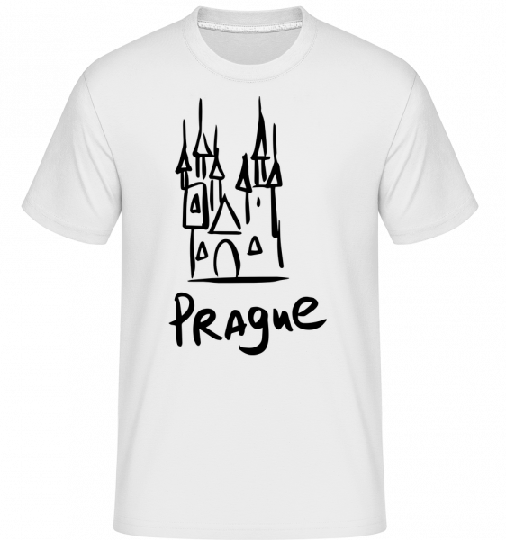 Prague s´Sign -  Shirtinator Men's T-Shirt - White - Vorn