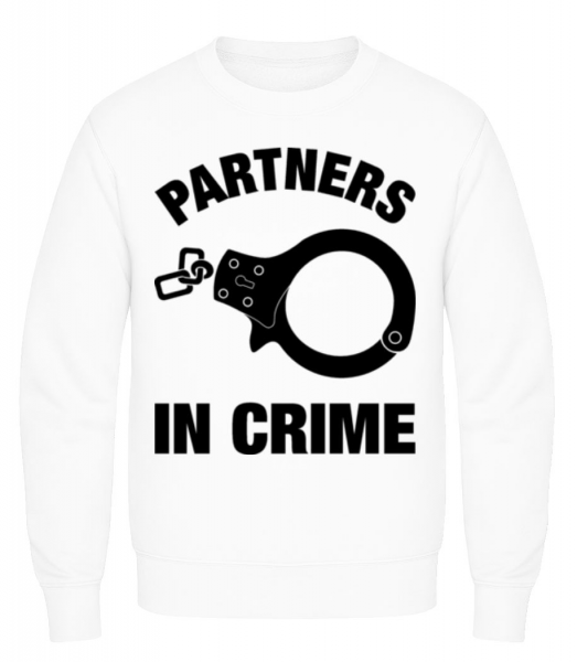 Partners In Crime - Männer Pullover - Weiß - Vorne