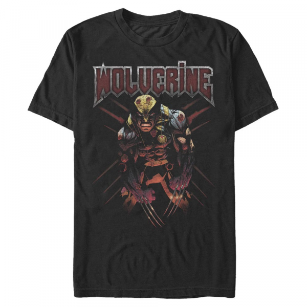 Marvel - X-Men - Wolverine Sick - Men's T-Shirt - Black - Front