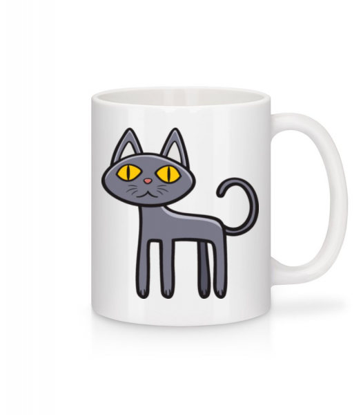 Spooky Cat - Mug - White - Front