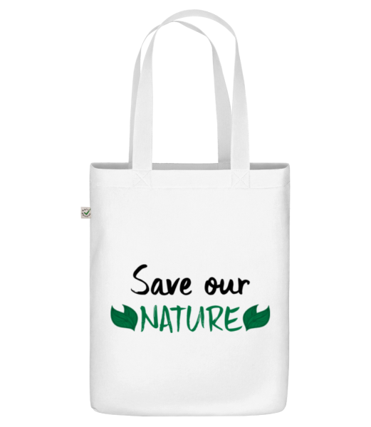 Save Our Nature - Organic tote bag - White - Front