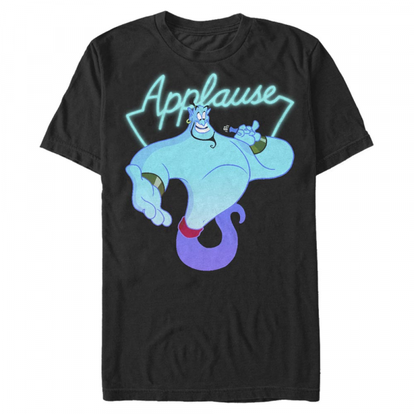 Disney - Aladdin - Genie Applause - Men's T-Shirt - Black - Front