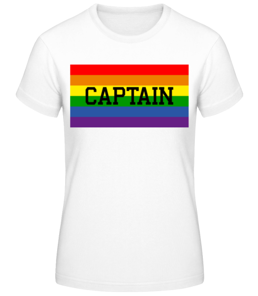 Captain - Frauen Basic T-Shirt - Weiß - Vorne