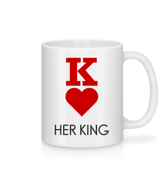Her King - Mug - White - Front