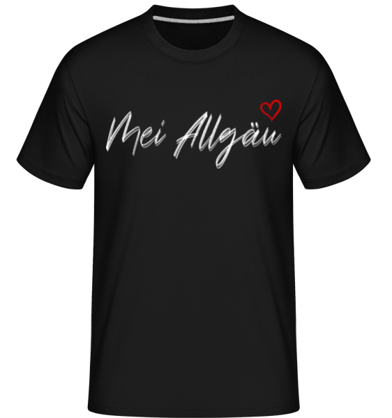 Mei Allgaeu - Shirtinator Männer T-Shirt - Schwarz - Vorne