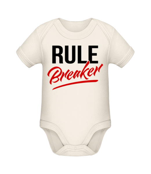 Rule Breaker - Organic Baby Body - Cream - Front