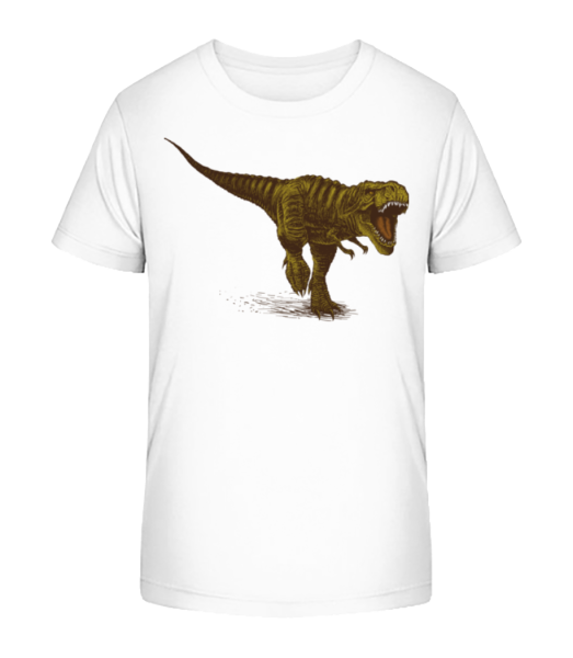 T-Rex - Kinder Bio T-Shirt Stanley Stella - Weiß - Vorne
