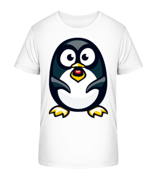 Love Penguin - Kid's Bio T-Shirt Stanley Stella - White - Front