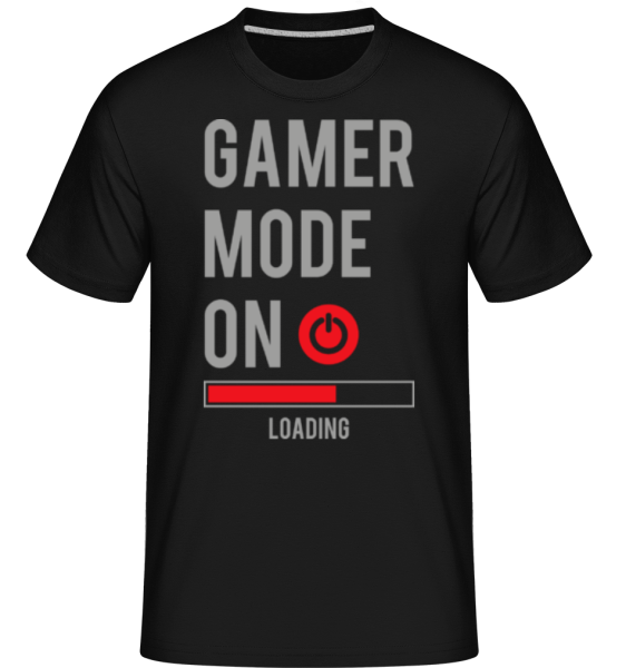 Gamer Mode On - Shirtinator Männer T-Shirt - Schwarz - Vorne