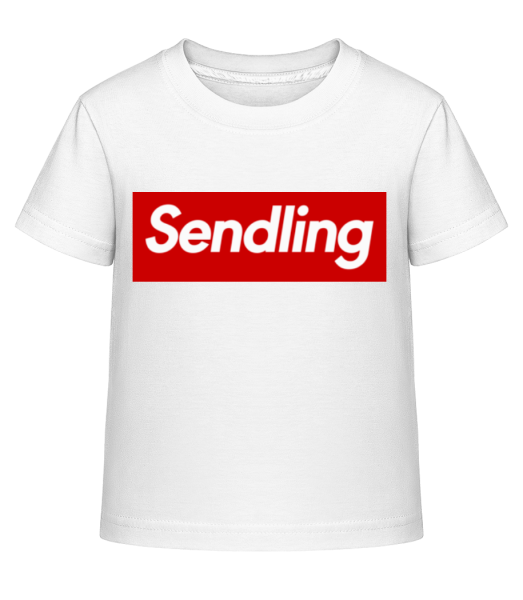Sendling - Kinder Shirtinator T-Shirt - Weiß - Vorne