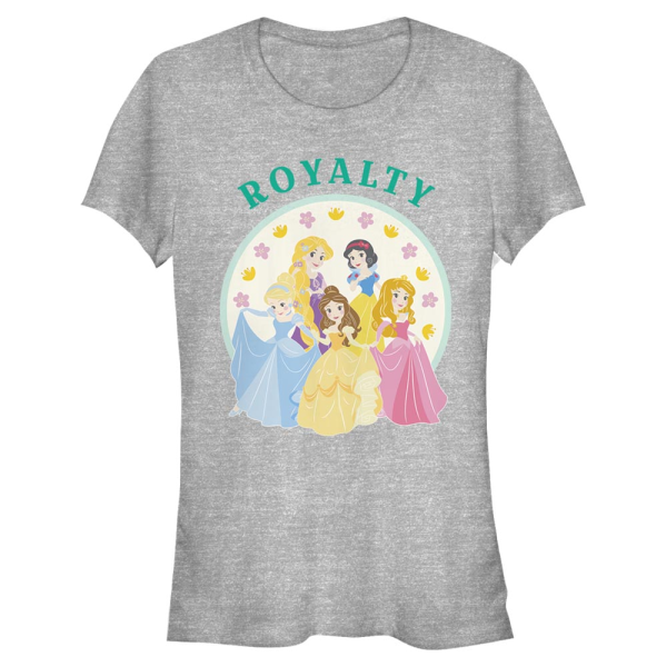 Disney Princesses - Skupina Chibi Royalty - Women's T-Shirt - Heather grey - Front