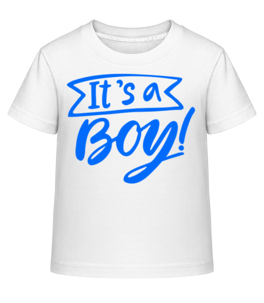 It´s A Boy - Kinder Shirtinator T-Shirt - Weiß - Vorne