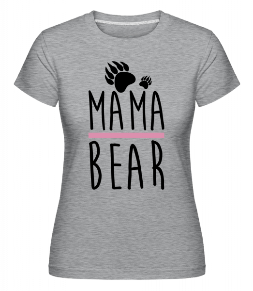 Mama Bear -  Shirtinator Women's T-Shirt - Heather grey - Vorn