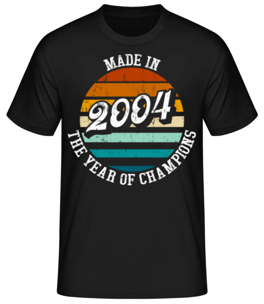2003 The Year Of Champions - Männer Basic T-Shirt - Schwarz - Vorne