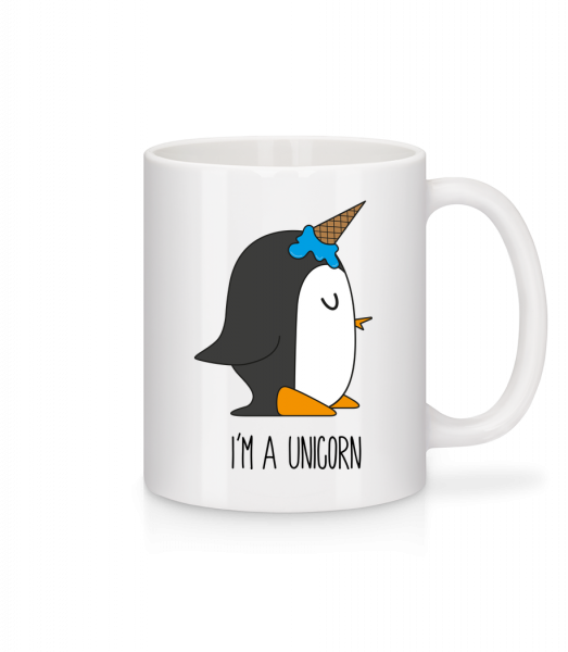 I'm A Unicorn Penguin - Tasse - Weiß - Vorn