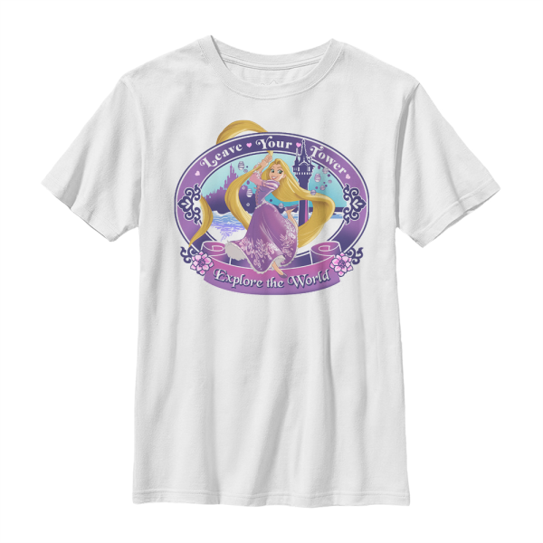 Disney - Tangled - Rapunzel ExploreCorona - Kids T-Shirt - White - Front