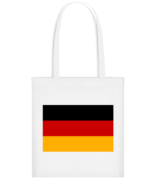 Flag Germany - Stofftasche - Weiß - Vorne