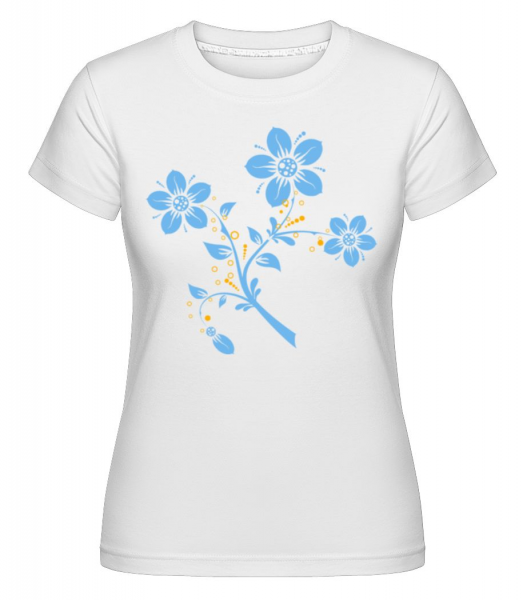 Flower Comic - Shirtinator Frauen T-Shirt - Weiß - Vorne