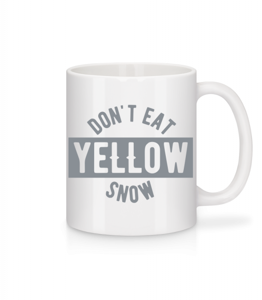 Don't Eat Yellow Snow - Mug - White - Front