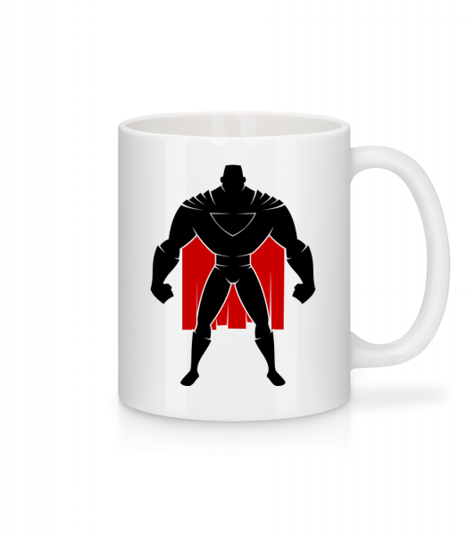 Superman Silhouette Cape - Mug - White - Front