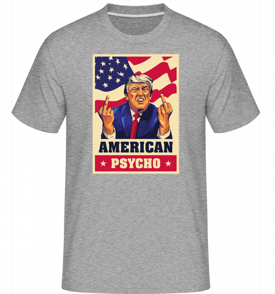 American Psycho 2 - Shirtinator Männer T-Shirt - Grau meliert - Vorn