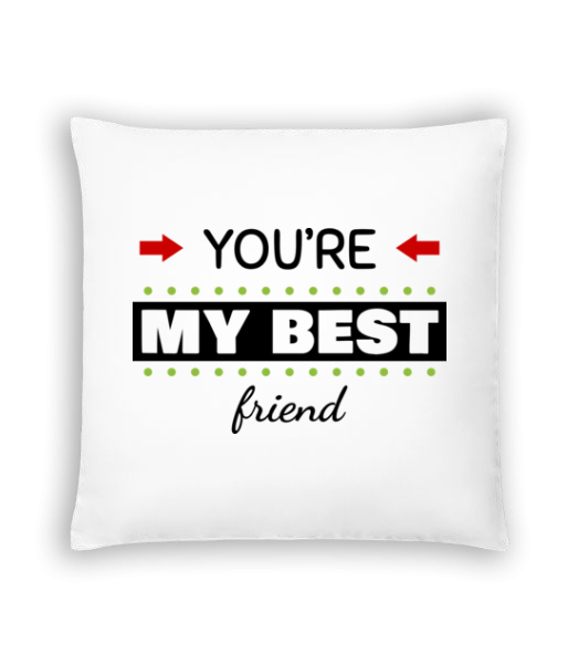 You're My Best Friend - Cushion - White - Front