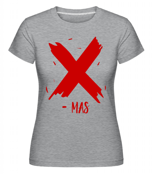 X - MAS -  Shirtinator Women's T-Shirt - Heather Grey - Vorn