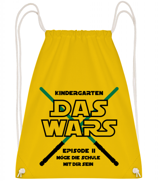 Kindergarten - Das Wars - Turnbeutel - Gelb - Vorn