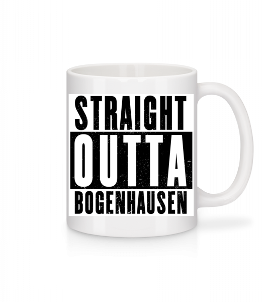 Straight Outta Bogenhausen - Tasse - Weiß - Vorn