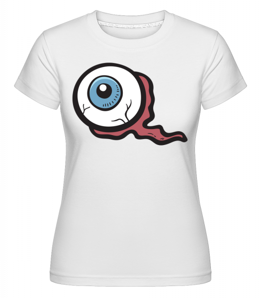 Fieses Auge - Shirtinator Frauen T-Shirt - Weiß - Vorn