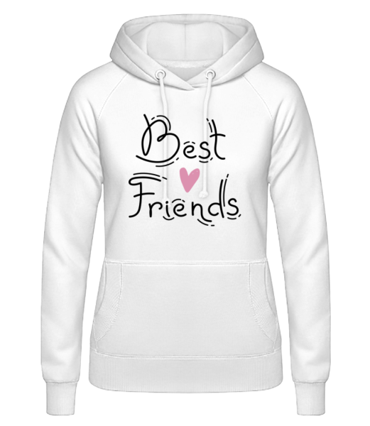 Best Friends - Women's Hoodie - White - Front