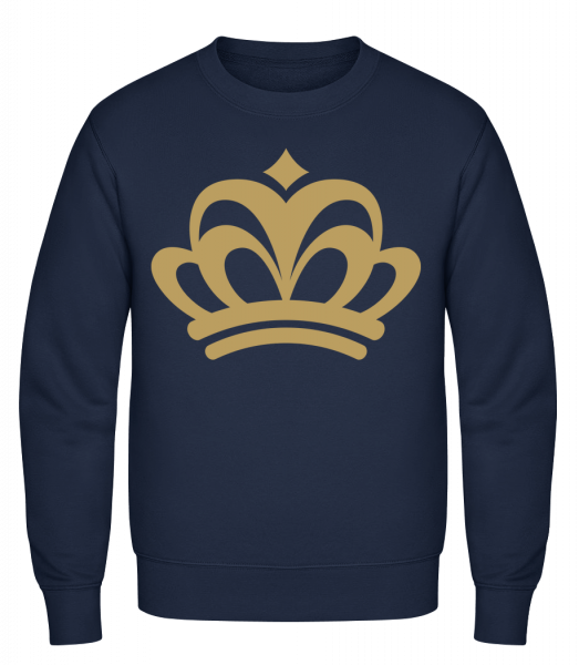 Crown Sign - Classic Set-In Sweatshirt - Navy - Vorn