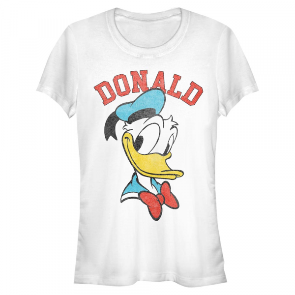 Disney Classics - Micky Maus - Donald Duck Donald - Frauen T-Shirt - Weiß - Vorne