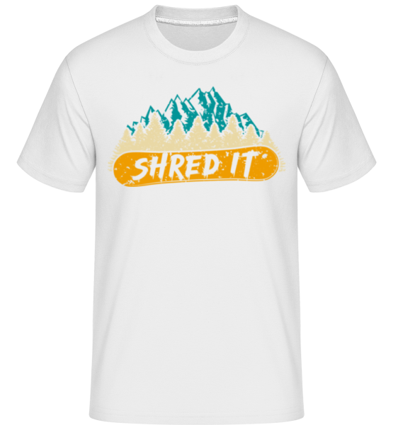 Shred It -  Shirtinator Men's T-Shirt - White - Front