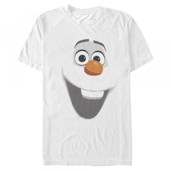 Disney - Frozen - Elsa Olaf Face - Men's T-Shirt - White - Front