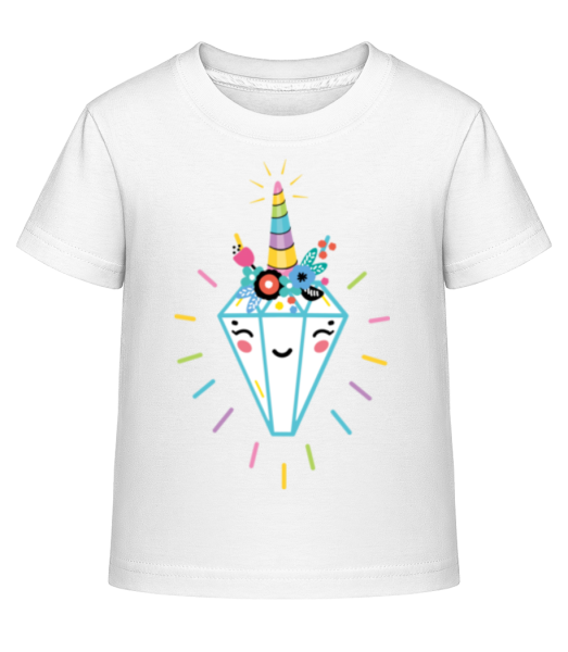 Happy Diamond - Kid's Shirtinator T-Shirt - White - Front
