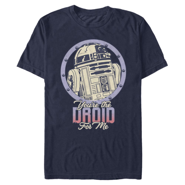 Star Wars - R2-D2 Droid for Me - Valentinstag - Männer T-Shirt - Marine - Vorne