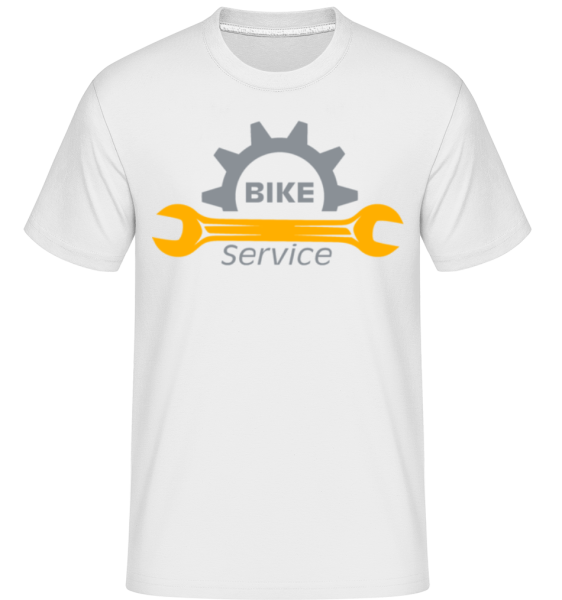 Bike Service - Shirtinator Männer T-Shirt - Weiß - Vorne