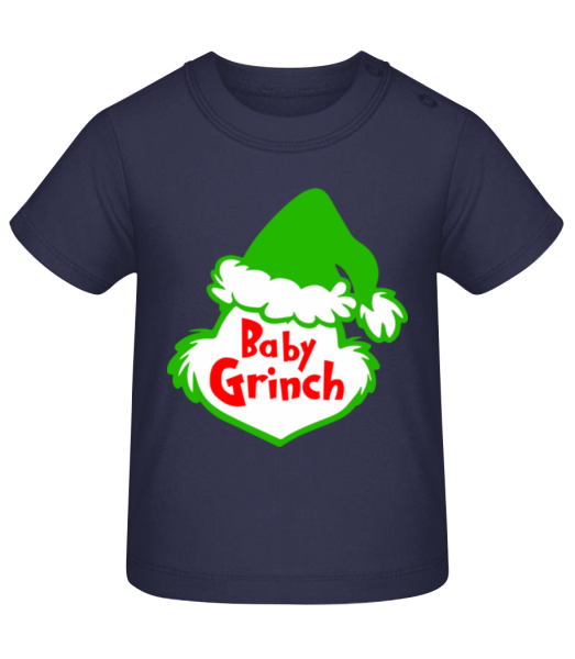 Baby Grinch - Baby T-Shirt - Marine - Vorne