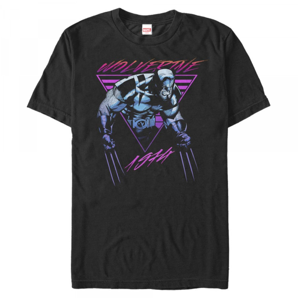Marvel - X-Men - Wolverine Neon Logan - Men's T-Shirt - Black - Front