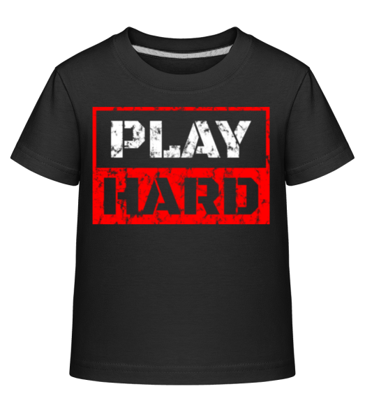 Play Hard - Kid's Shirtinator T-Shirt - Black - Front