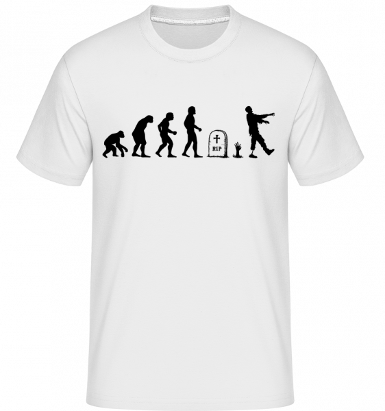 Halloween Evolution -  Shirtinator Men's T-Shirt - White - Vorn