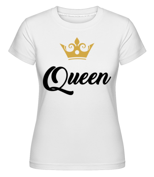 Queen -  Shirtinator Women's T-Shirt - White - Front