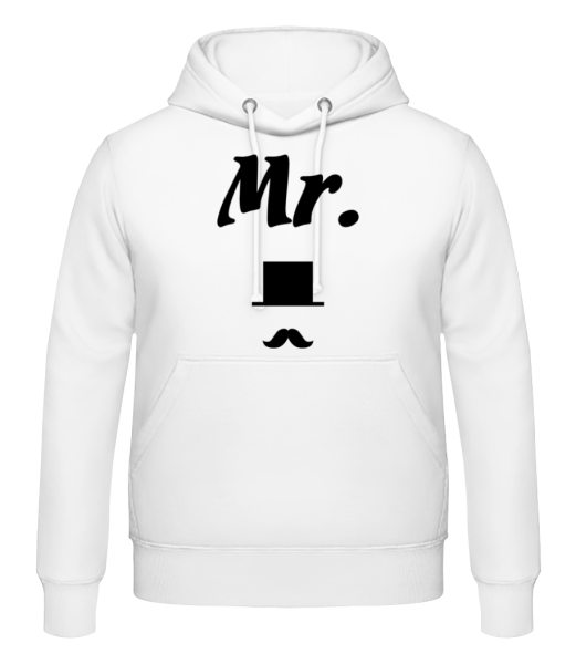 Mr. Wedding - Men's Hoodie - White - Front