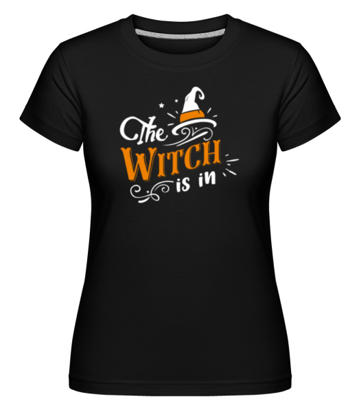 The Witch Is In -  Shirtinator Women's T-Shirt - Black - Front