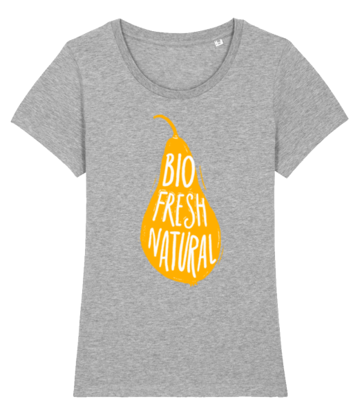 Bio Fresh Natural - Women's Organic T-Shirt Stanley Stella - Heather grey - Front