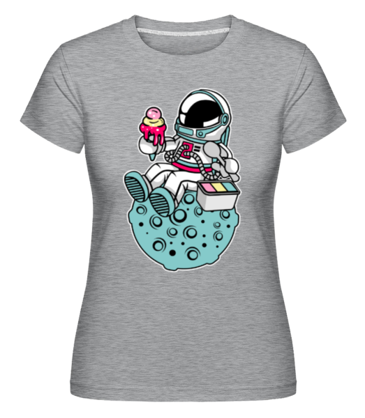 Astronaut Ice Cream -  Shirtinator Women's T-Shirt - Heather grey - Front