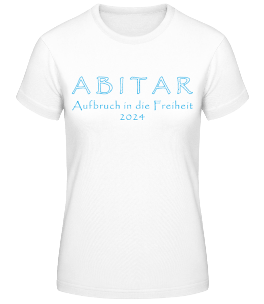 Abitar 2024 - Frauen Basic T-Shirt - Weiß - Vorne