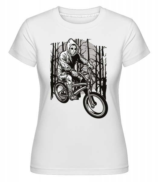 Ride Bike To Kill -  Shirtinator Women's T-Shirt - White - Front