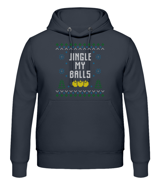 Jingle My Balls - Men's Hoodie - Anthracite - Front